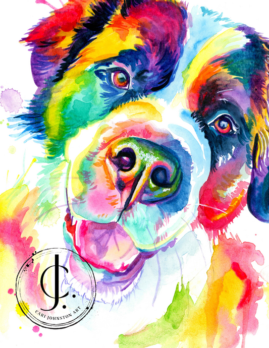 Saint Bernard Print