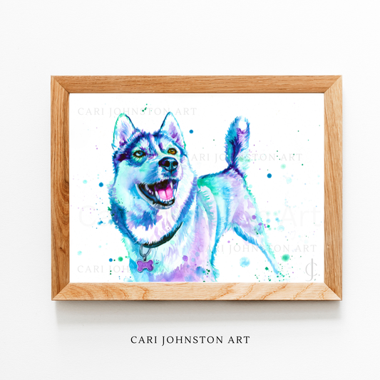 Karma the Husky Print