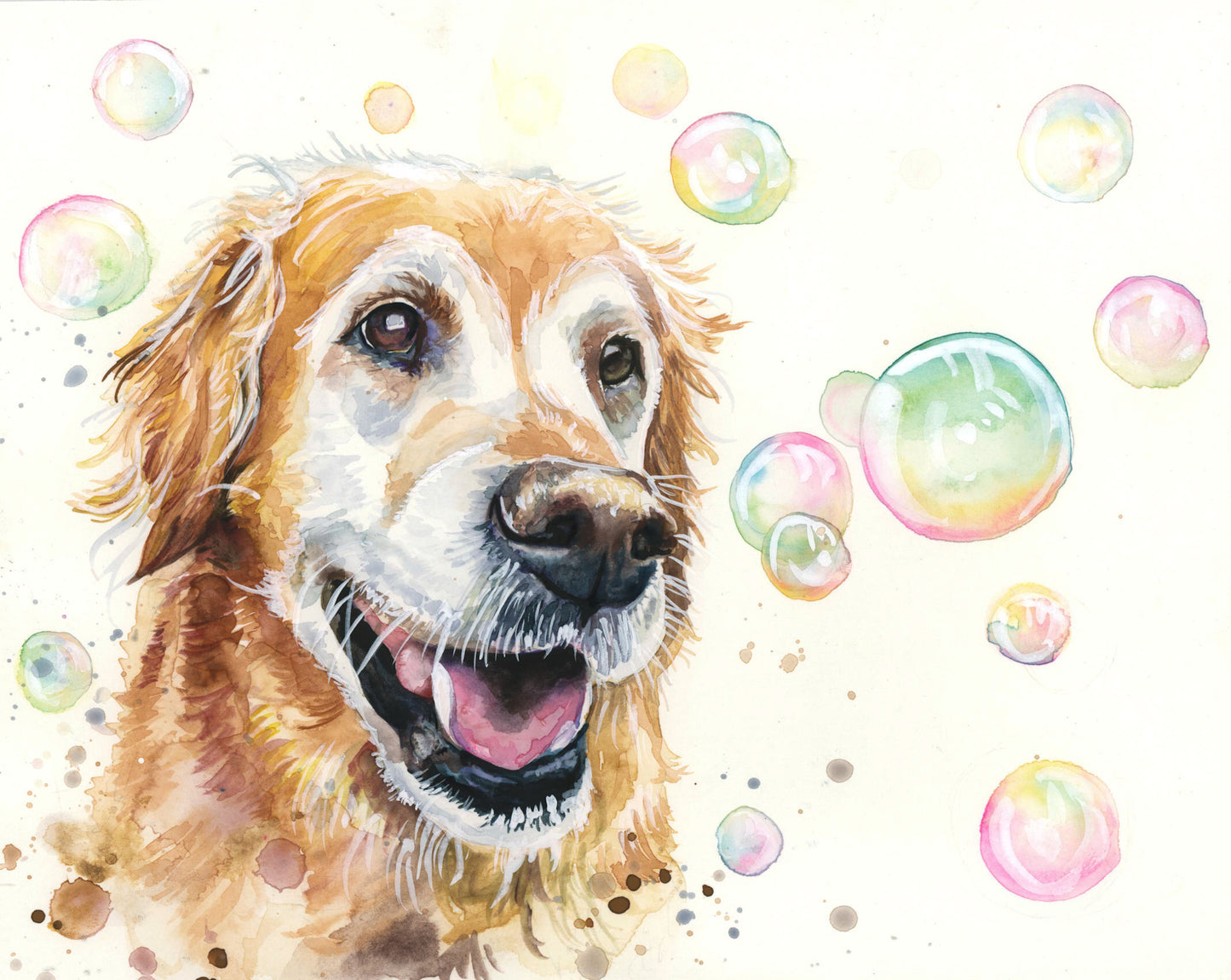 Custom Pet Portrait in Natural Colors