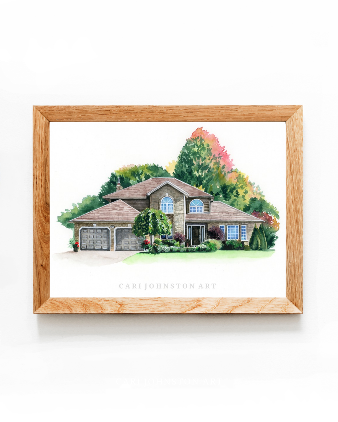 Custom Hand-painted House Portrait