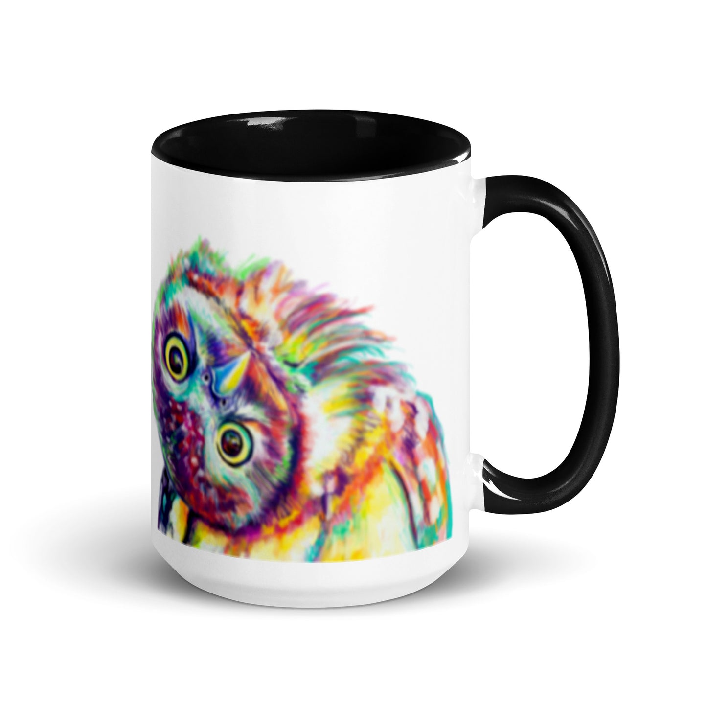 Owl Mug with Color Inside