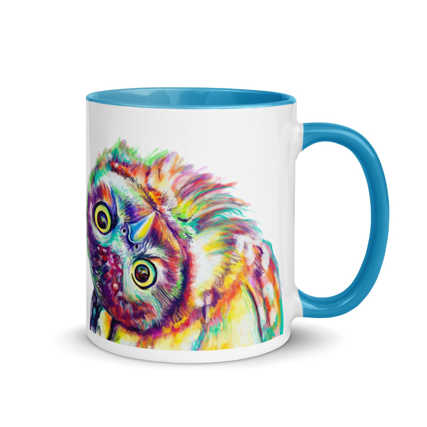 Owl Mug with Color Inside