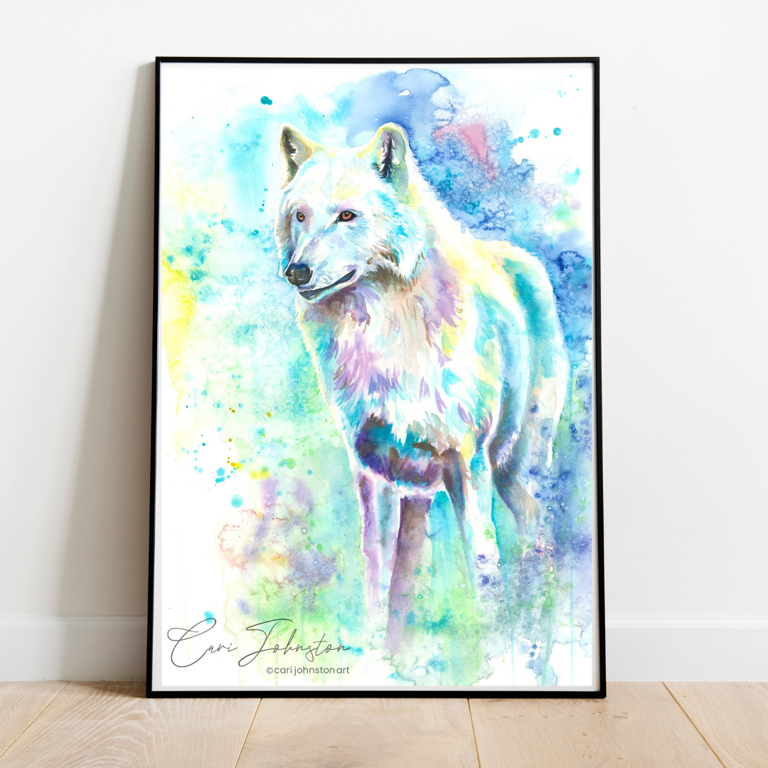 Arctic Wolf Print