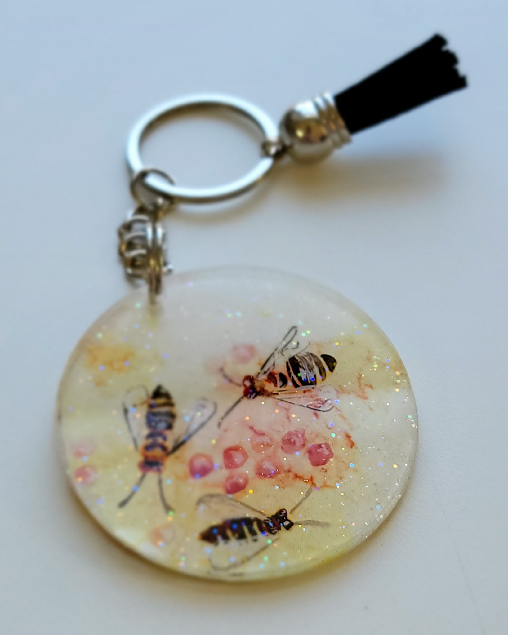 Honey on sale bee keychain