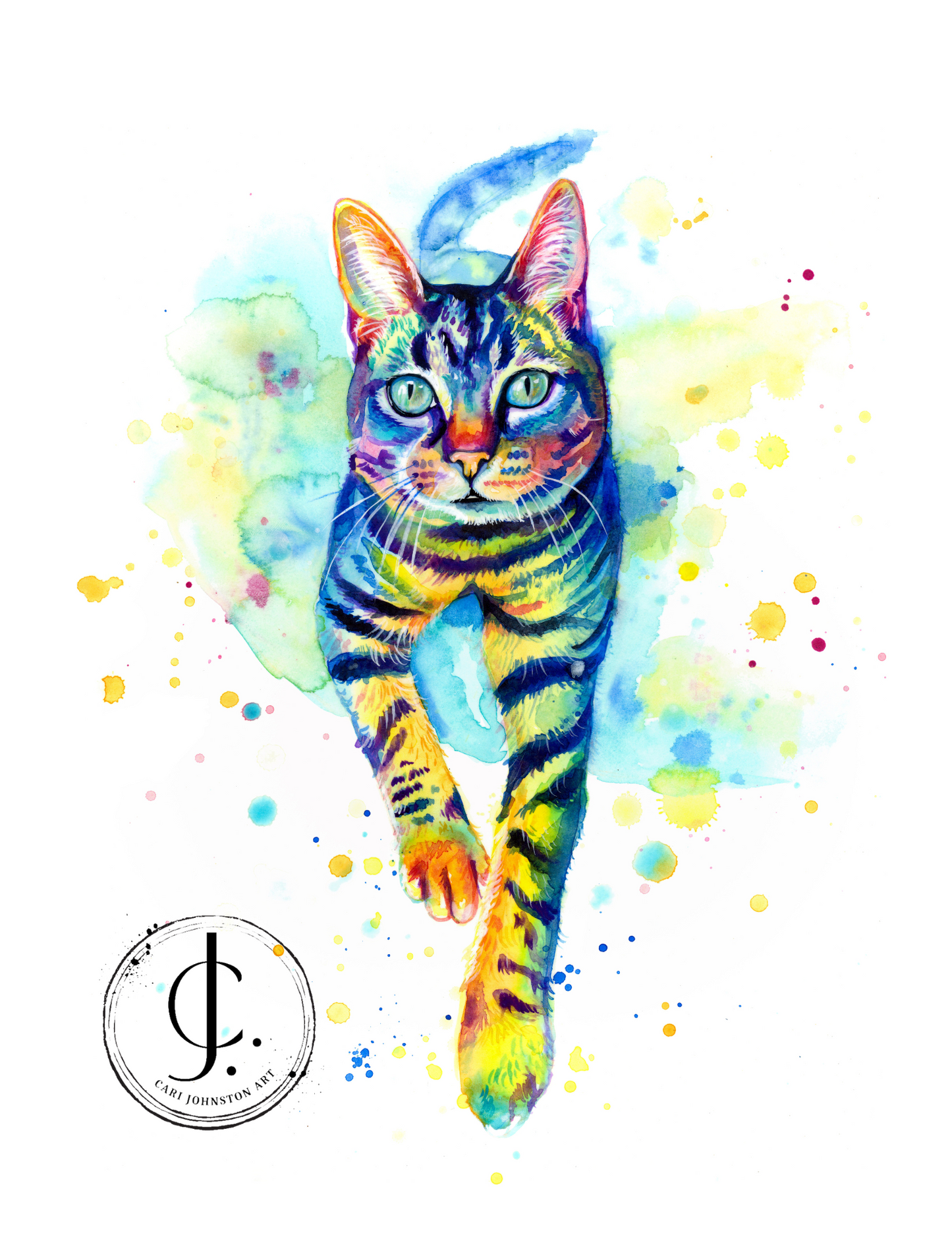 Tabby Cat Print