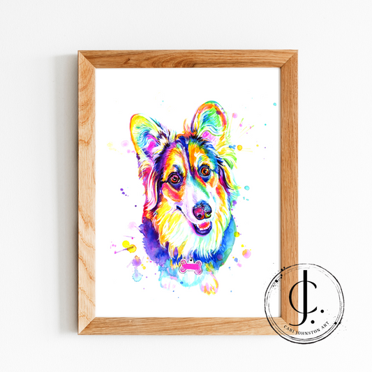 Corgi Print