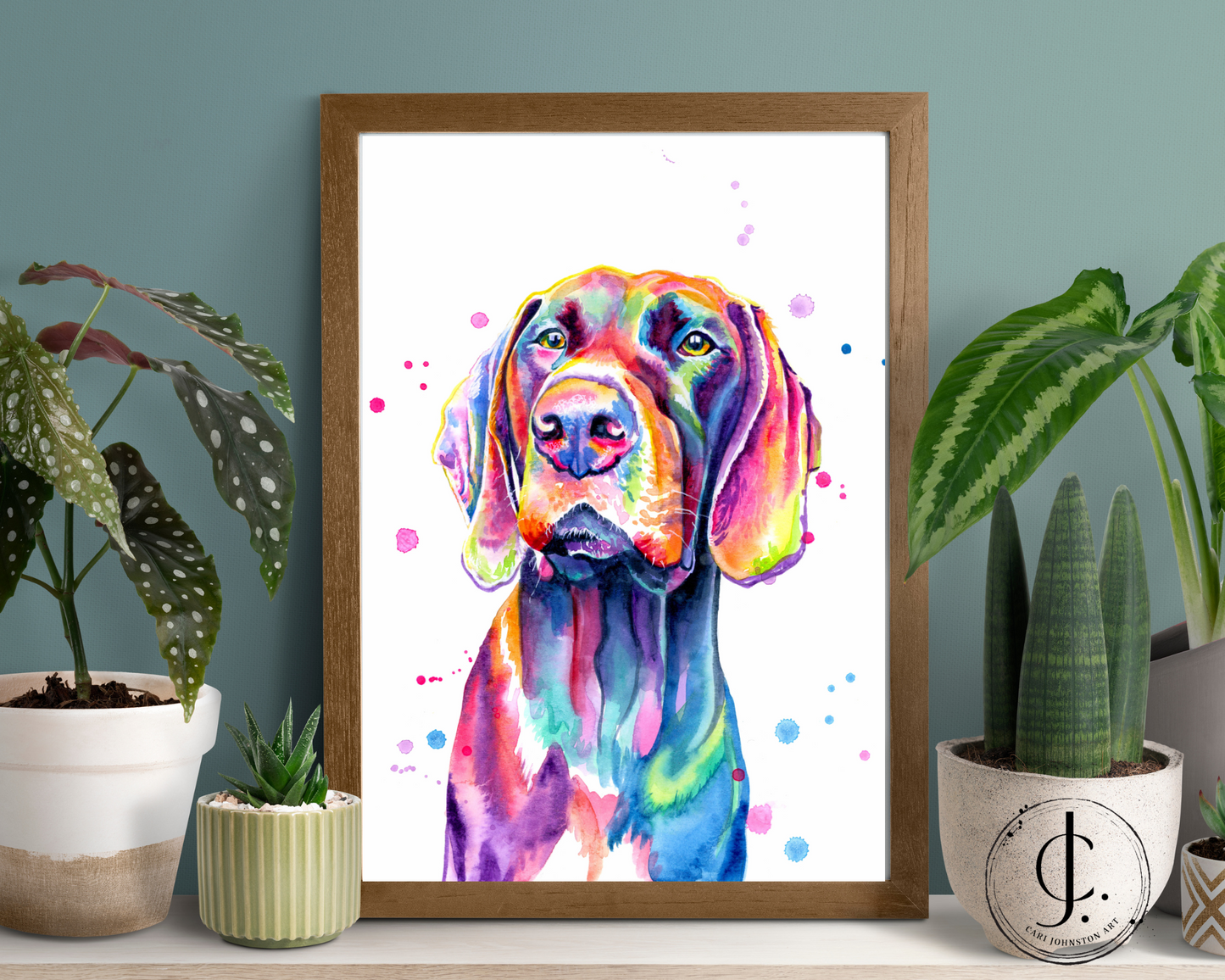 German Shorthaired Pointer Lola Print