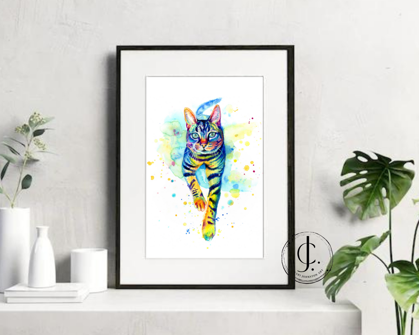 Tabby Cat Print